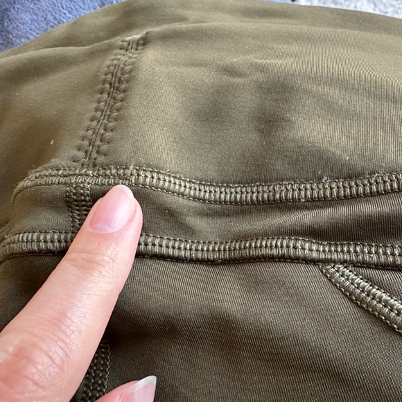 First Mile Tech Tight 2 Military Green Run Tech Fleece lined, zipper pockets - Picture 14 of 17